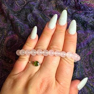 Rose quartz bracelet
